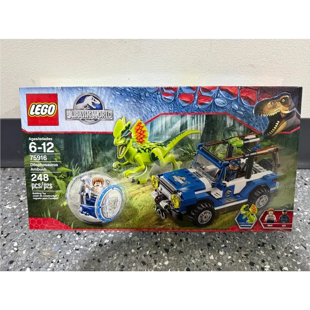 Lego Jurassic World: Dilophosaurus Ambush 75916