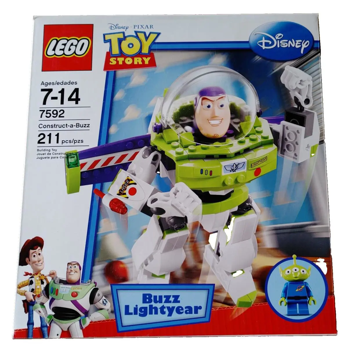 Lego Toy Story: Construct-a-buzz 7592 Retired Set Rare