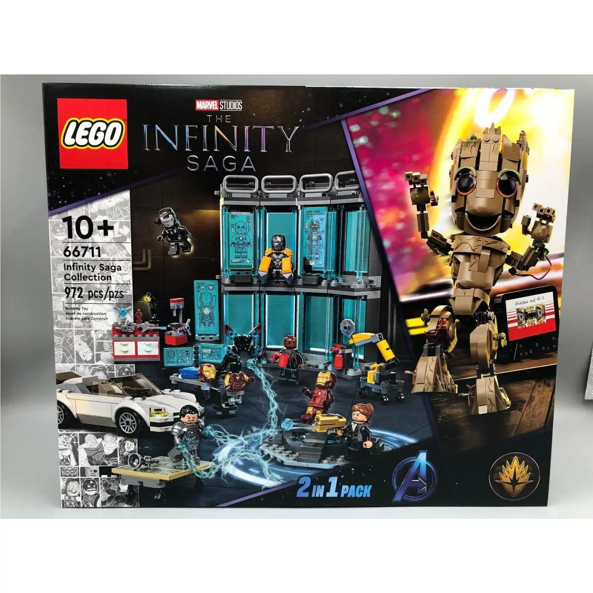 Lego Marvel Infinity Saga 66711 2 in 1 Pack Lego 76216 76217