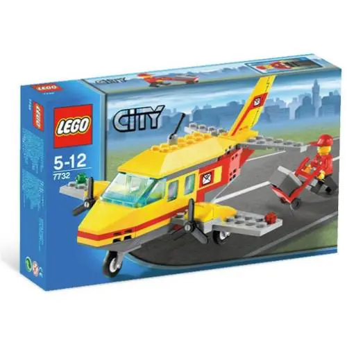 Lego Air Mail 7732 Town Minifigure Building Set