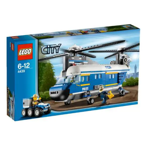 Lego Heavy-duty Helicopter 4439 Town Minifigure Building Set