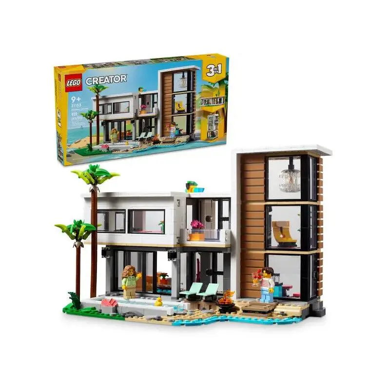 Lego Modern House 31153 Creator Minifigure Building Set