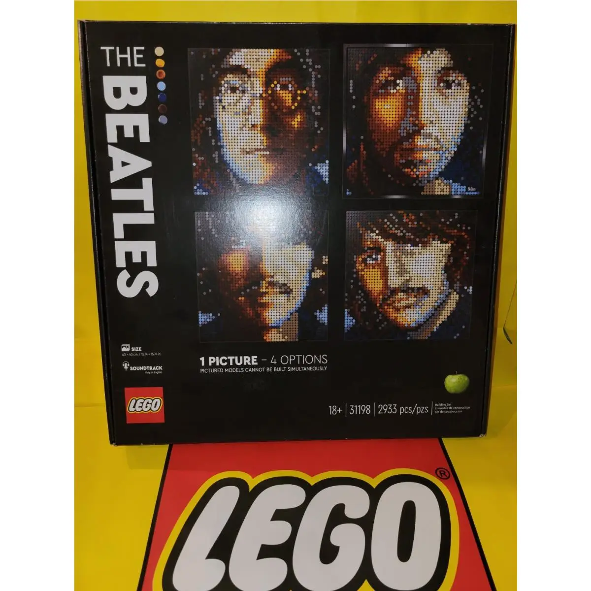 Lego Art: The Beatles 31198 Retired 2933 pc John Ringo Paul George