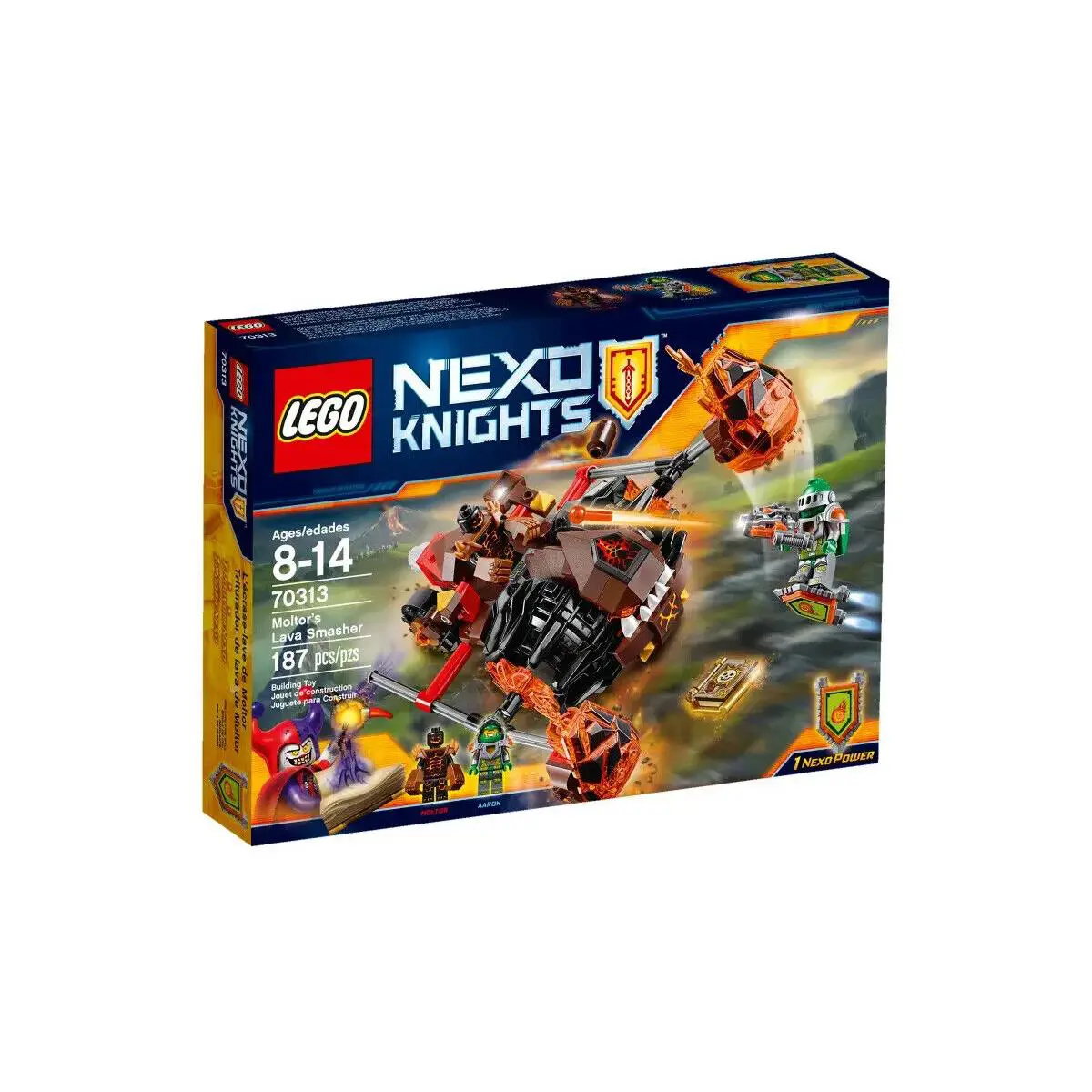 Lego Moltor`s Lava Smasher 70313 Nexo Knights Building Set