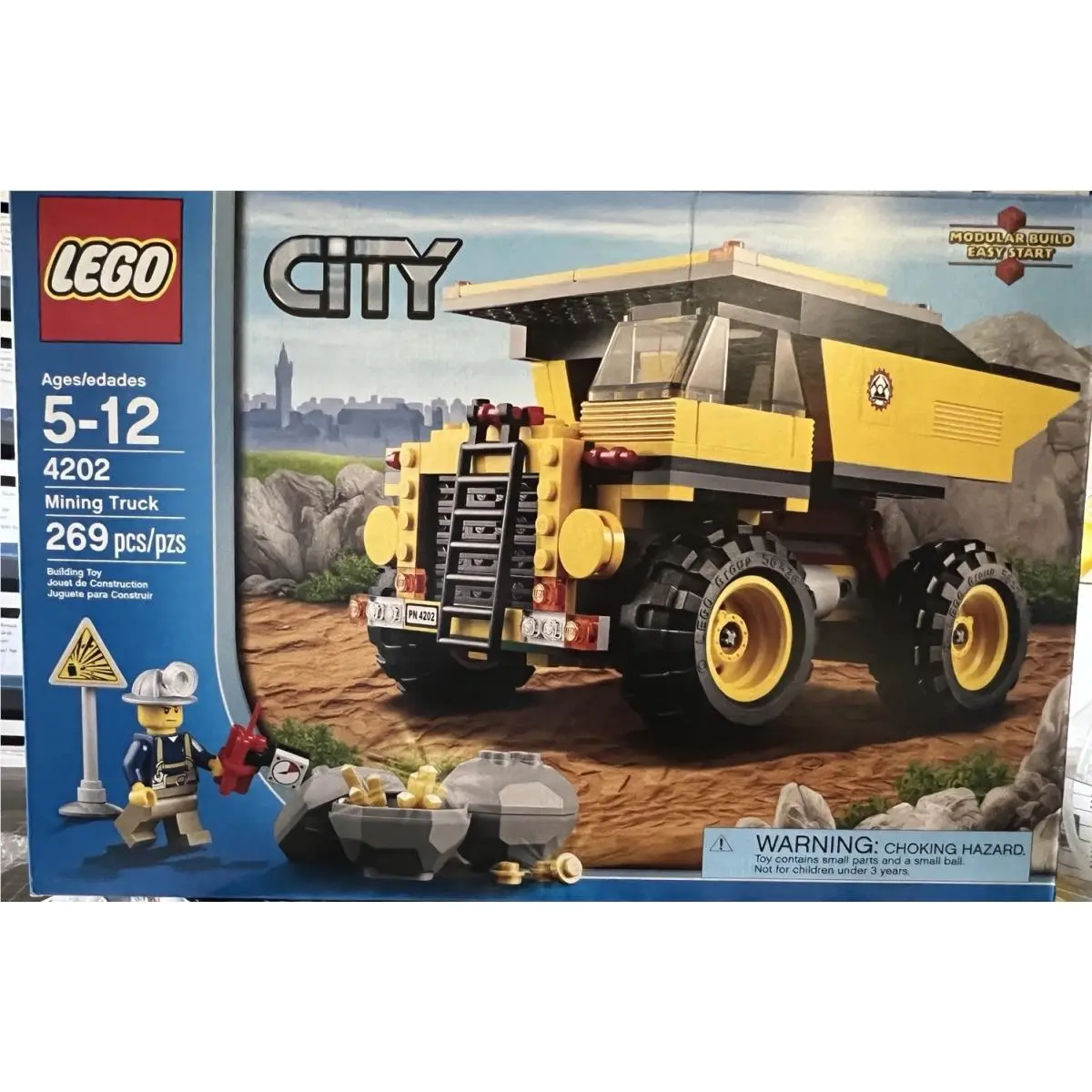 Lego City Modular Build Easy Start 4202 Mining Truck 269 Pcs