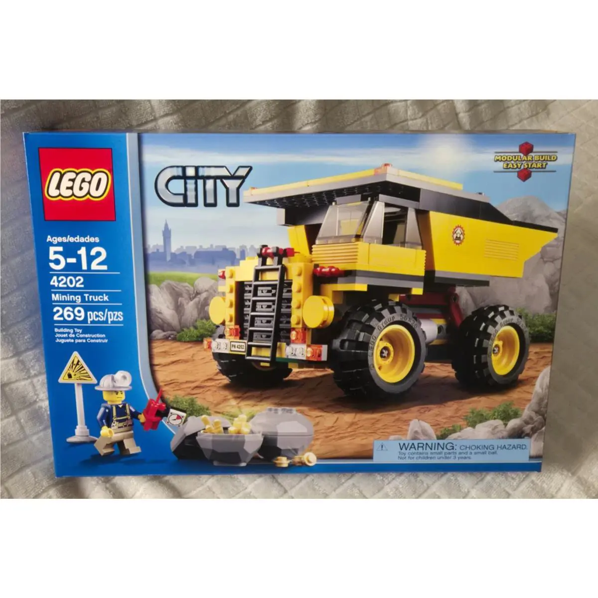 Lego City 4202 Mining Truck 269 Pcs Retired Set Dump Truck