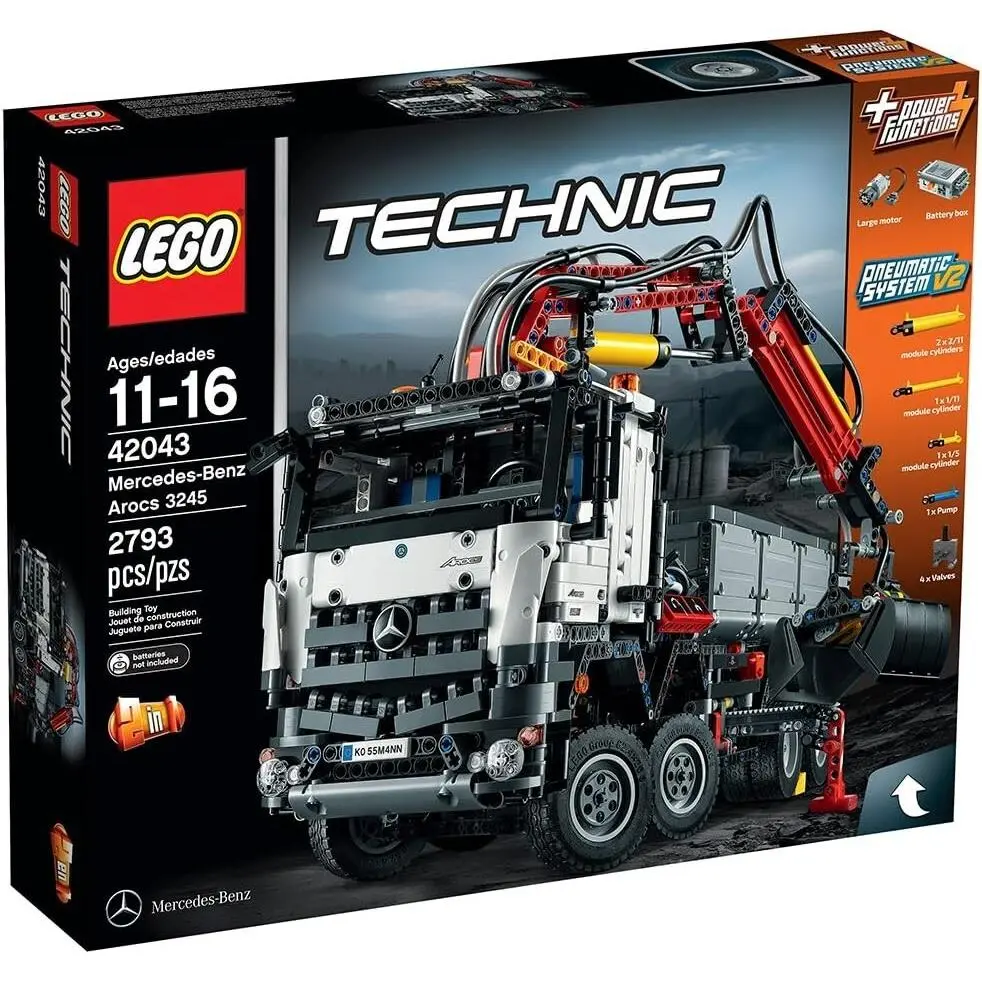 Lego Technic 42043: Mercedes-benz Arocs 3245 2-in-1 Retired Lego Set