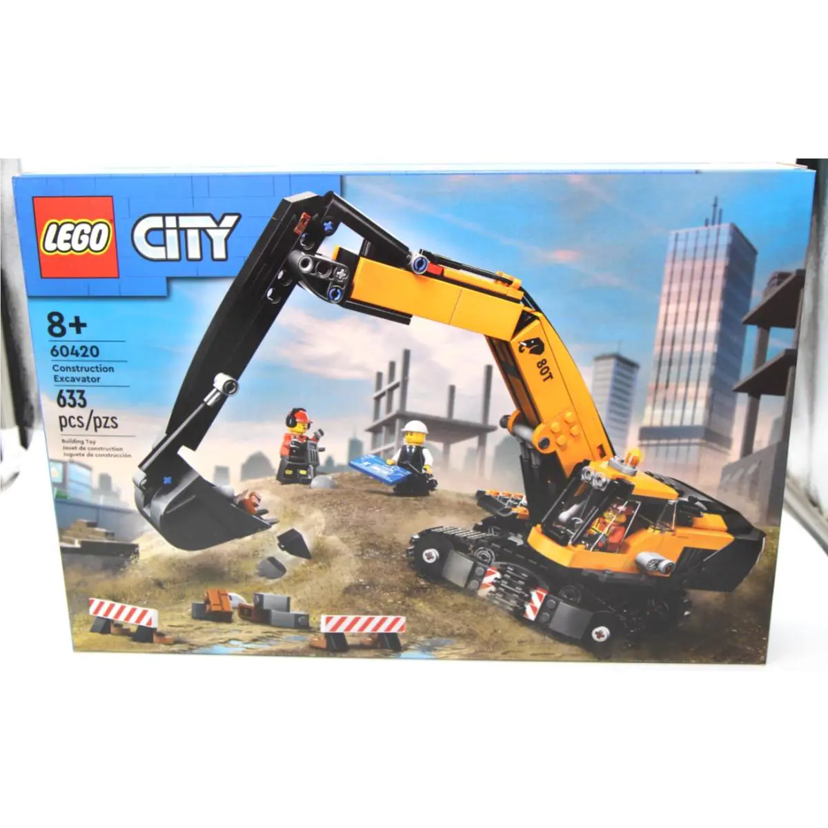 Lego City Construction Excavator 60420 Box