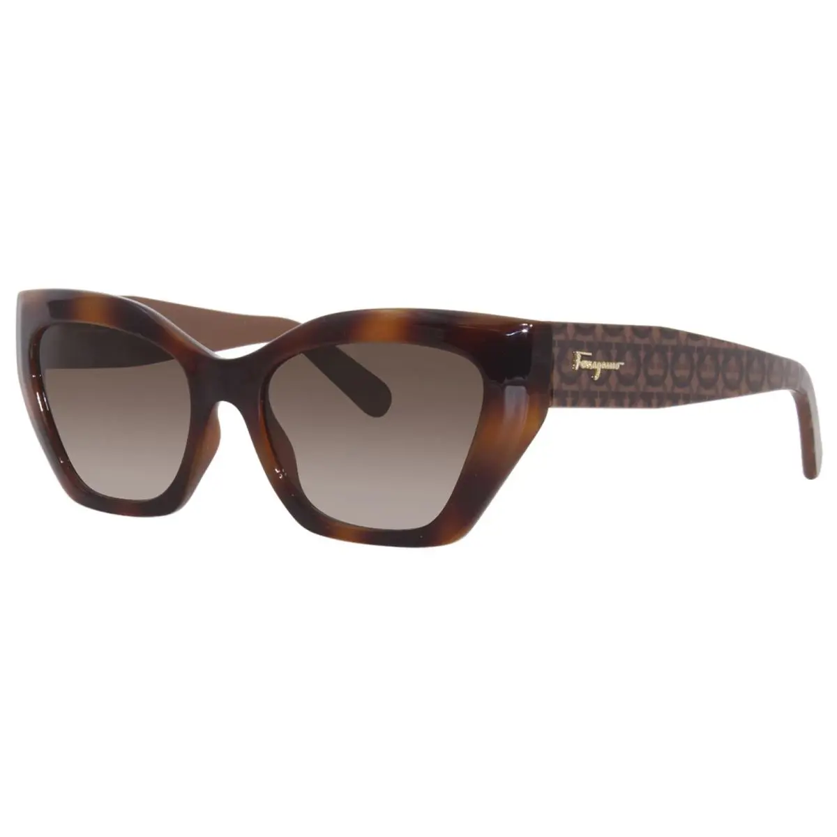 Salvatore Ferragamo SF1043S 238 Sunglasses Women`s Classic Tortoise/brown Grad