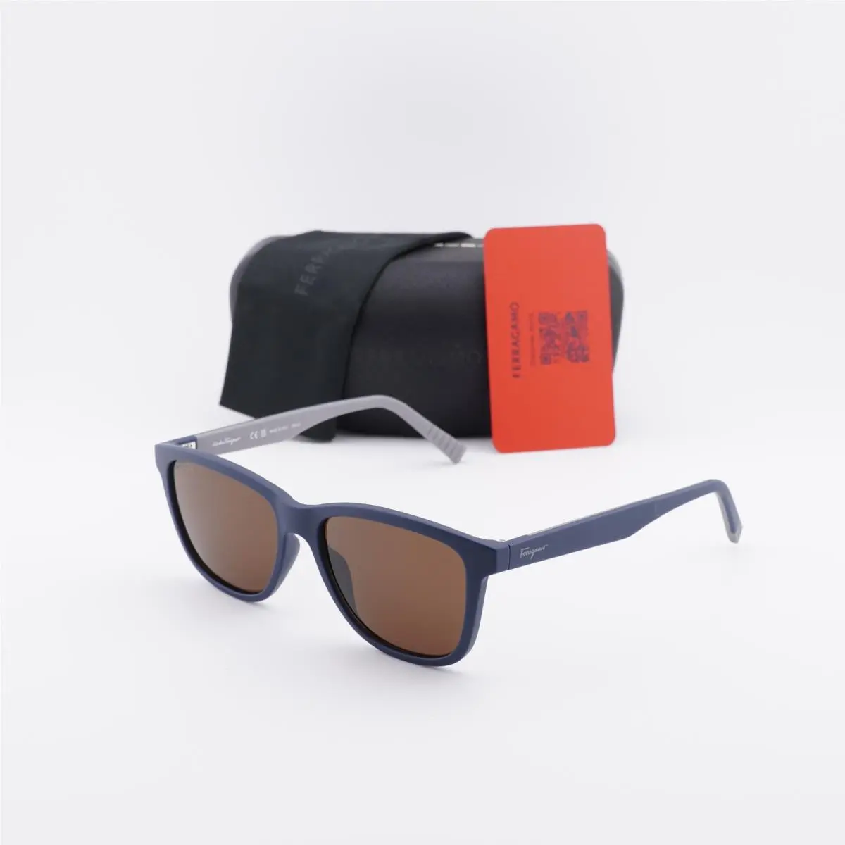 Salvatore Ferragamo SF998S 427 Matte Blue/brown 57-17-150 Sunglasses
