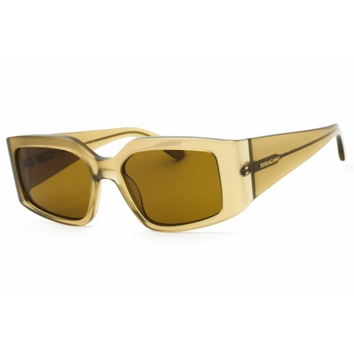 Salvatore Ferragamo Women`s Sunglasses Opaline Olive Full Rim Frame SF1101S 330