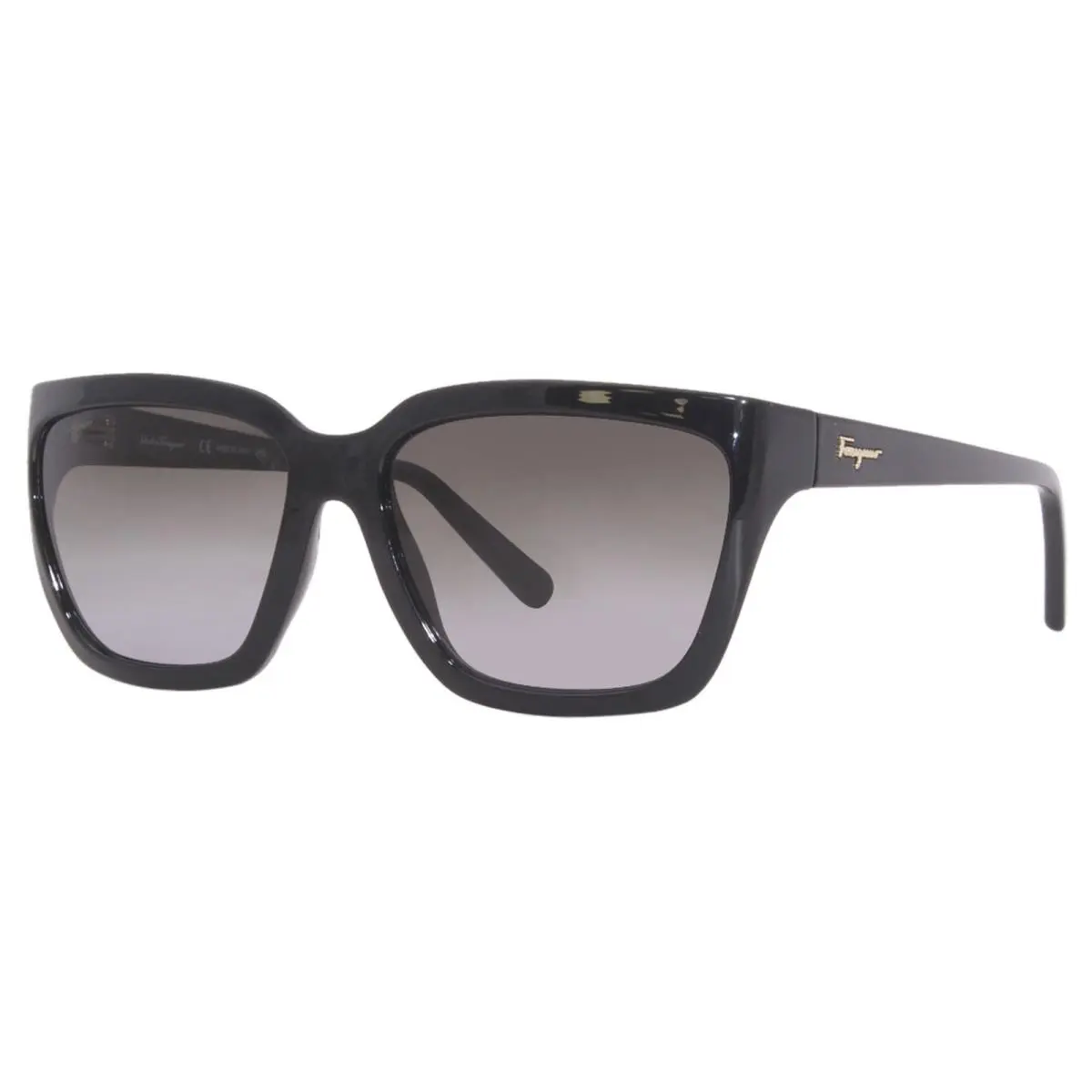 Salvatore Ferragamo SF1018S 001 Sunglasses Women`s Black/grey Gradient Lens 59mm