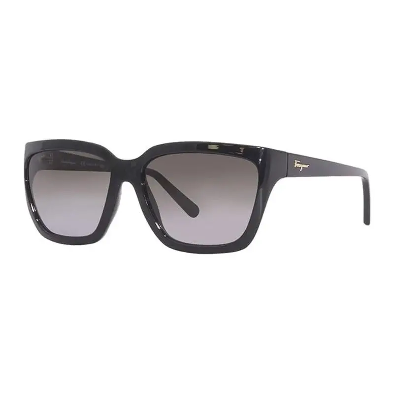 Salvatore Ferragamo SF1018S 001 Black/grey Gradient 59-17-140 Sunglasses
