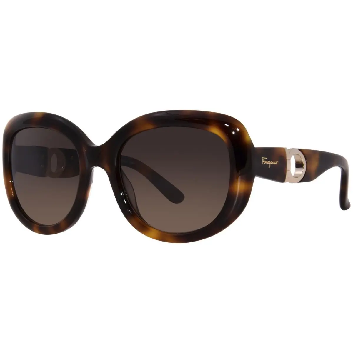 Salvatore Ferragamo SF727S 214 Sunglasses Women`s Tortoise/brown Gradient 53mm