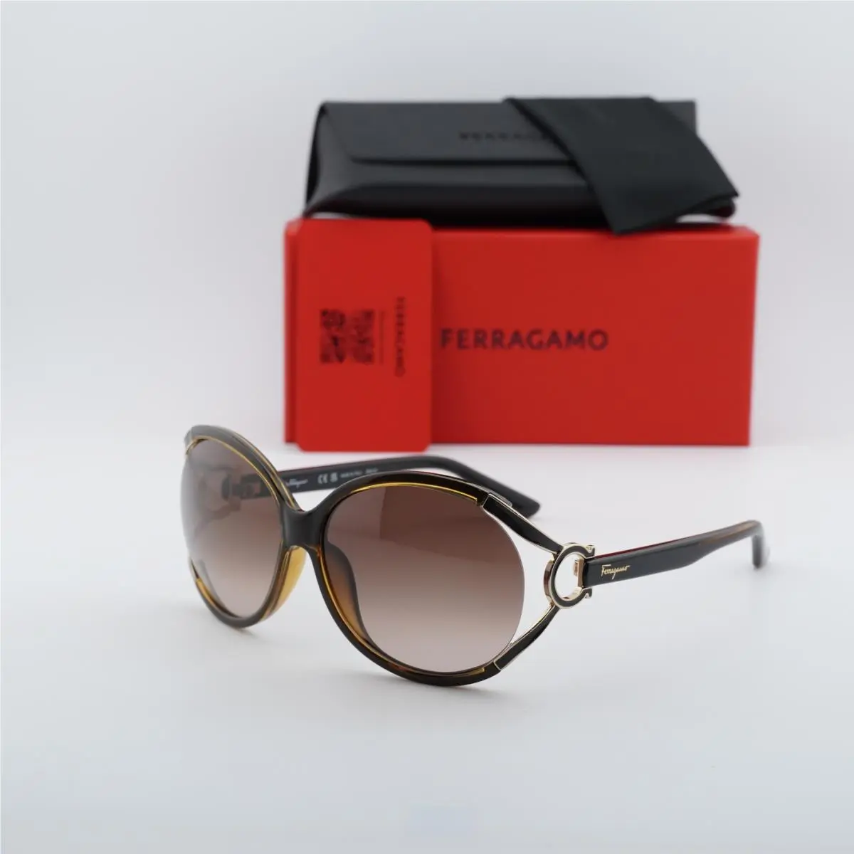 Salvatore Ferragamo SF600S 220 Dark Brown/brown Gradient 61-14-130