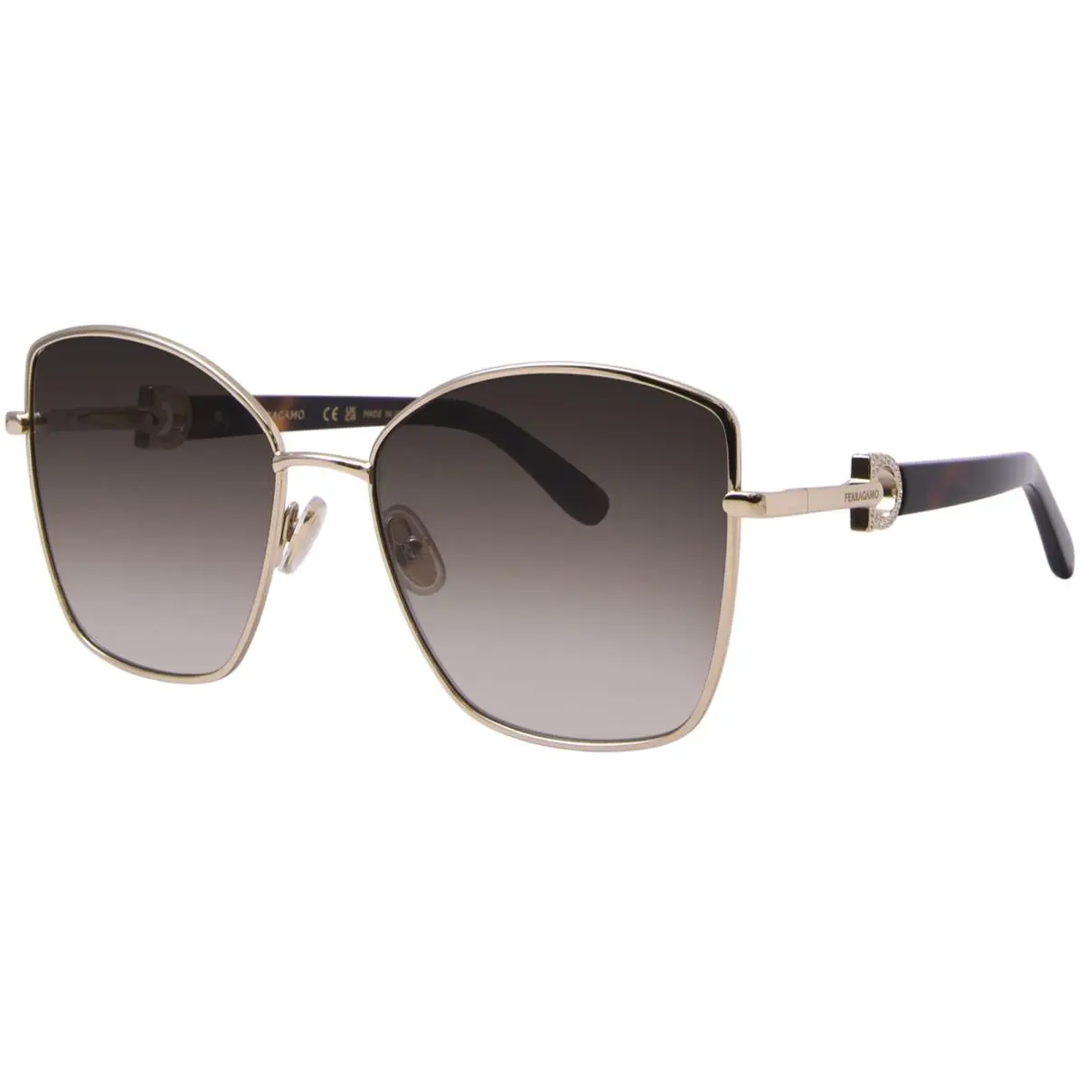 Salvatore Ferragamo SF312SR Sunglasses 745 Gold