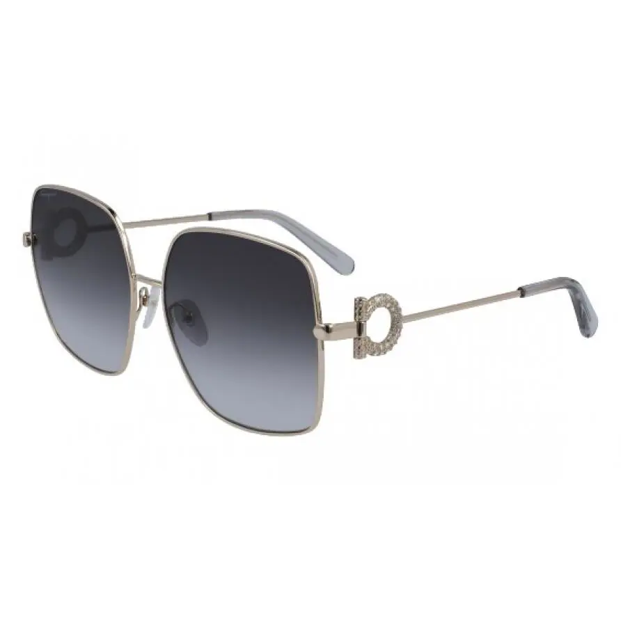 Salvatore Ferragamo SF243SR Sunglasses 691 Rose Gold