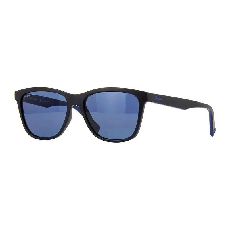 Salvatore Ferragamo SF998S 002 Matte Black/blue 57-17-150 Sunglasses