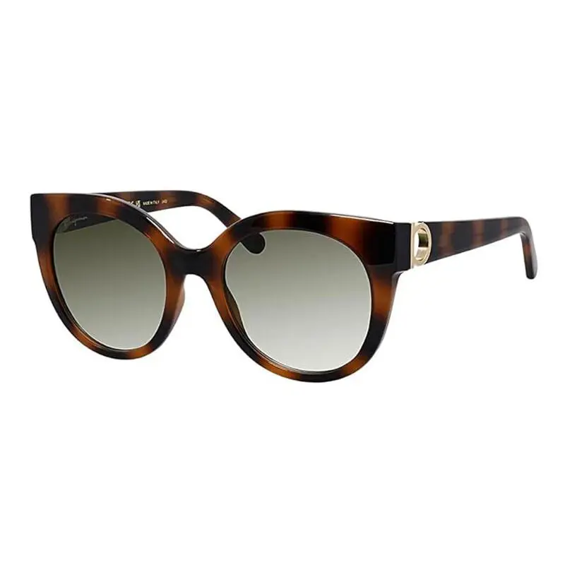 Salvatore Ferragamo SF1031S 214 Shiny Havana/green Gradient 53-20-140