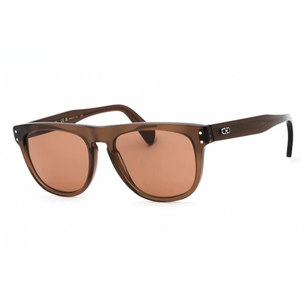 Salvatore Ferragamo SF1111S 232 Transparent Brown/brown 55-18-150 Sunglasses
