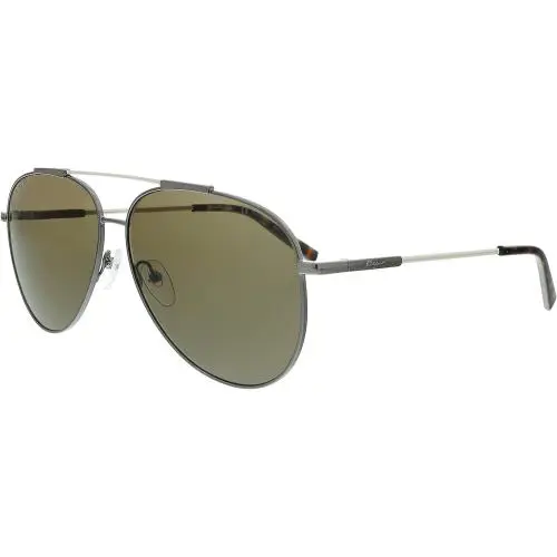 Salvatore Ferragamo Mens Sunglasses SF265S 068 Dark Ruthenium / Brown 62mm