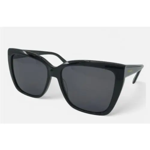 SF1102S 001 Black Sunglasses with Grey Lenses by Salvatore Ferragamo