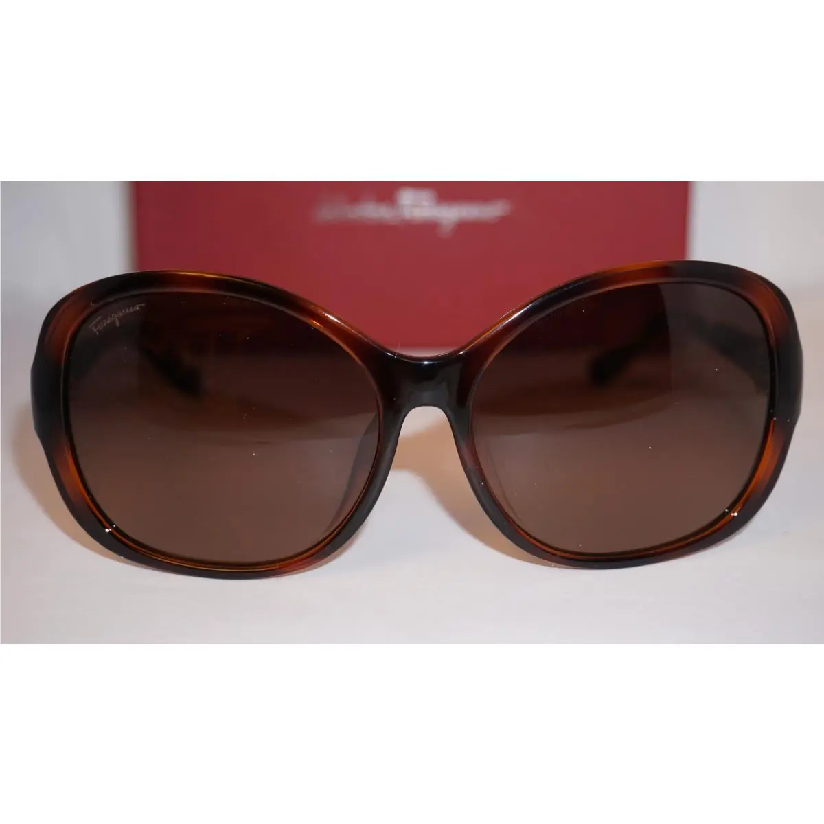 Salvatore Ferragamo Sunglasses Havana Leather Brown SF744SLA 214 59 15 135