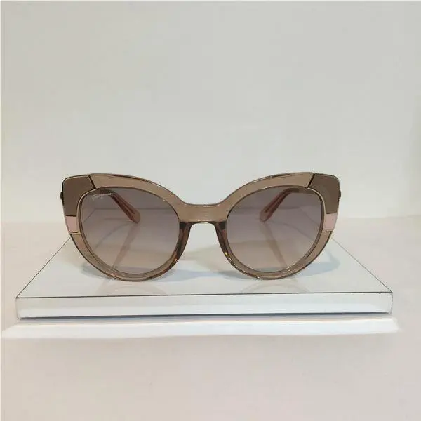 Salvatore Ferragamo 890S 290 Crystal Gradient Plastic Sunglasses 52mm