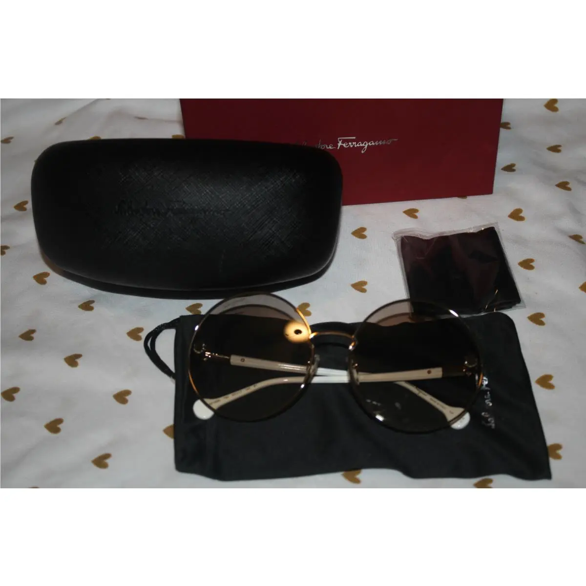 Salvatore Ferragamo SF189SL Rose Gold/light Brown