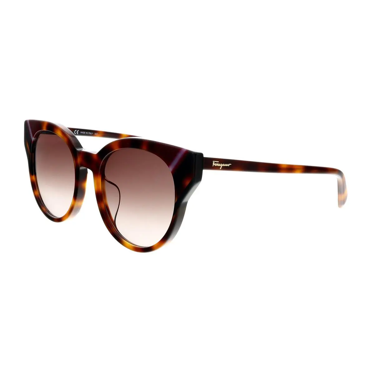 Salvatore Ferragamo SF883SA 238 Tortoise Round Sunglasses
