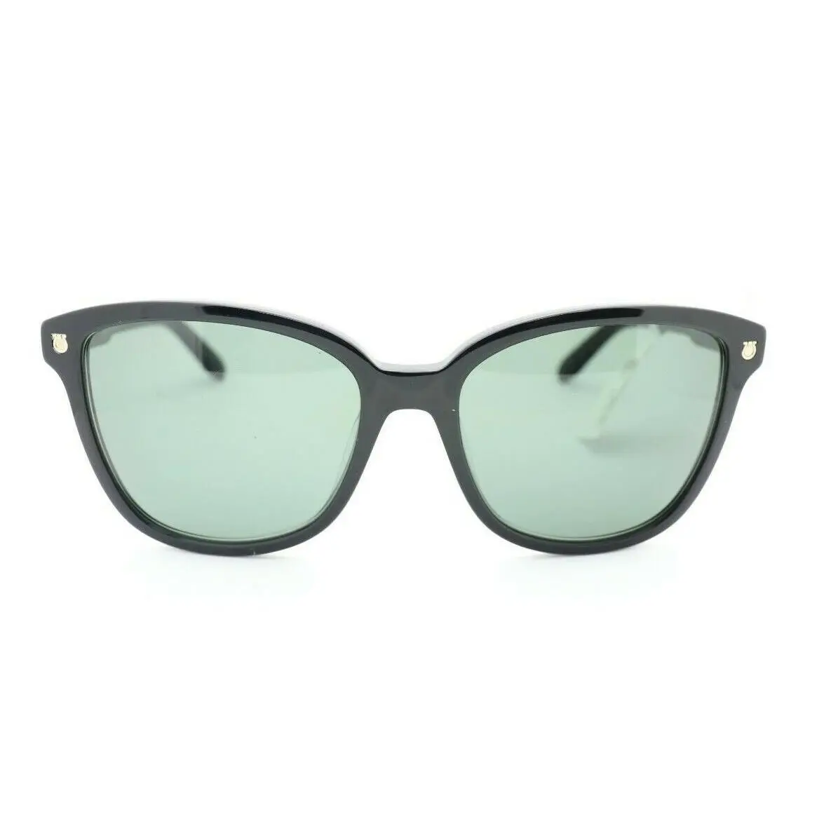Salvatore Ferragamo SF815S 001 Lady`s Sunglasses Blck Frame Green Lens 56-17-140