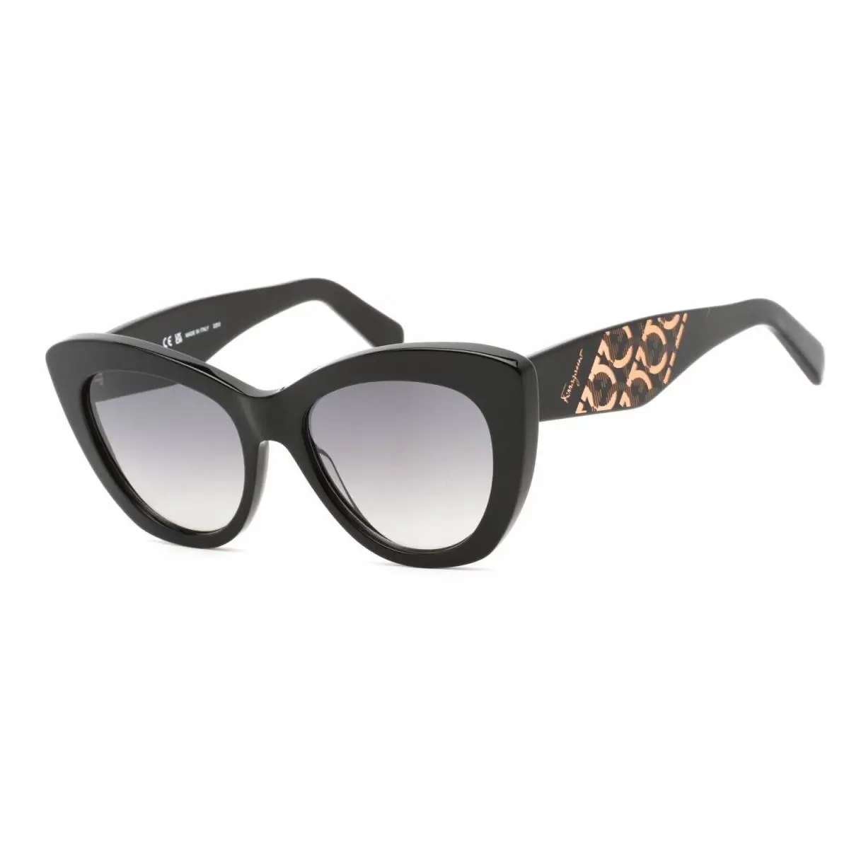 Salvatore Ferragamo SF1022S 001 Black / Grey Gradient Lens 53mm