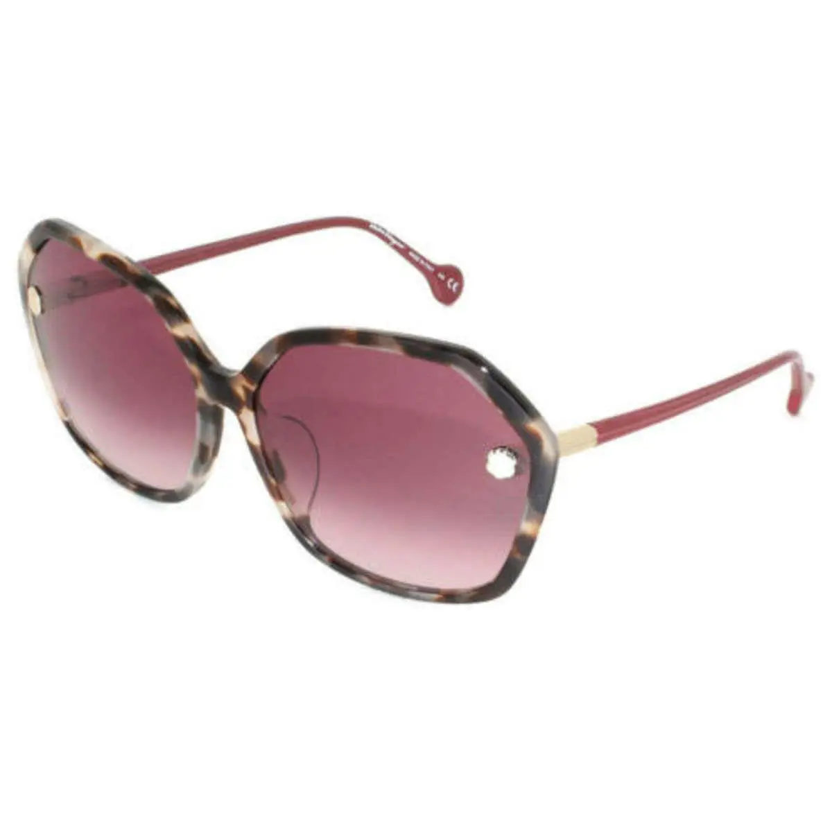 Salvatore Ferragamo Dark Grey Havana 65 mm Women`s Sunglasses SF920SA 053 65