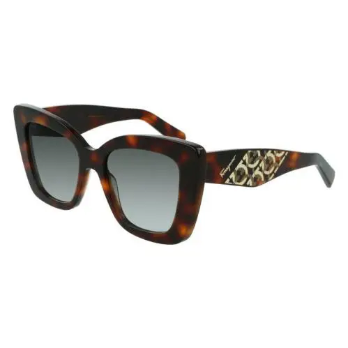 Salvatore Ferragamo SF 1023S 214 Tortoise Sunglasses with Gradient Lenses
