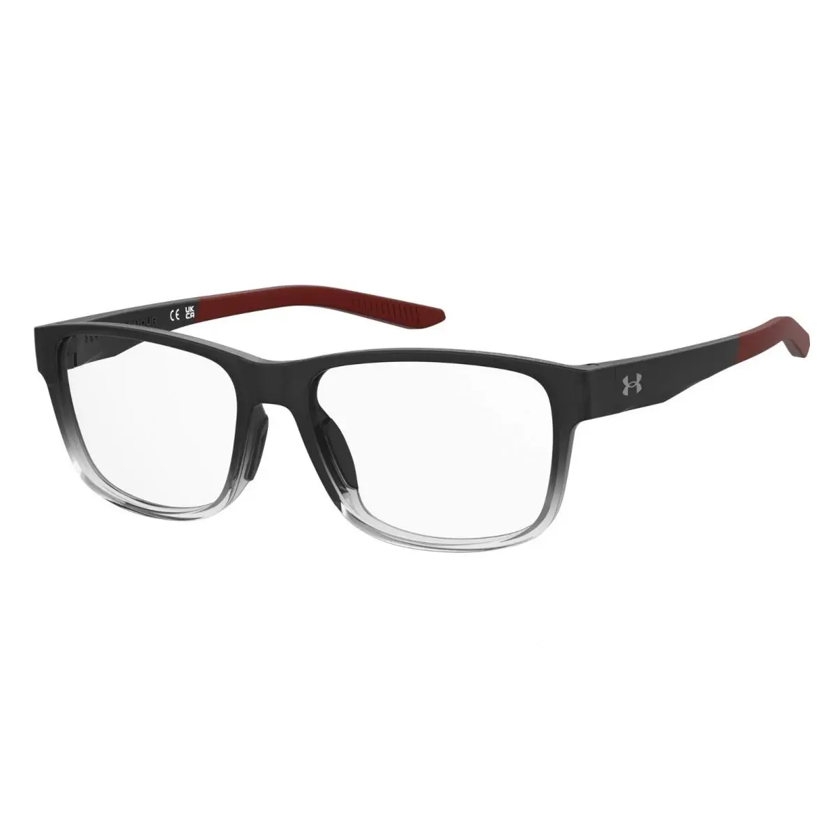 UA 5080 FS2 Grey Shaded Crystal Rectangular Men`s Eyeglasses by Under Armour