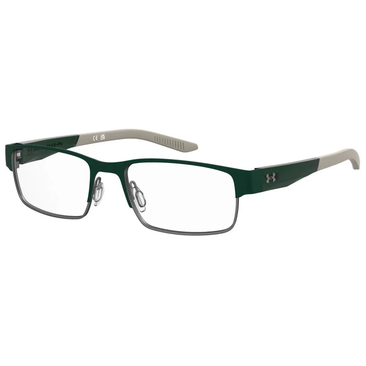 Under Armour UA 5081/G Dld Matte Green Rectangular Men`s Eyeglasses