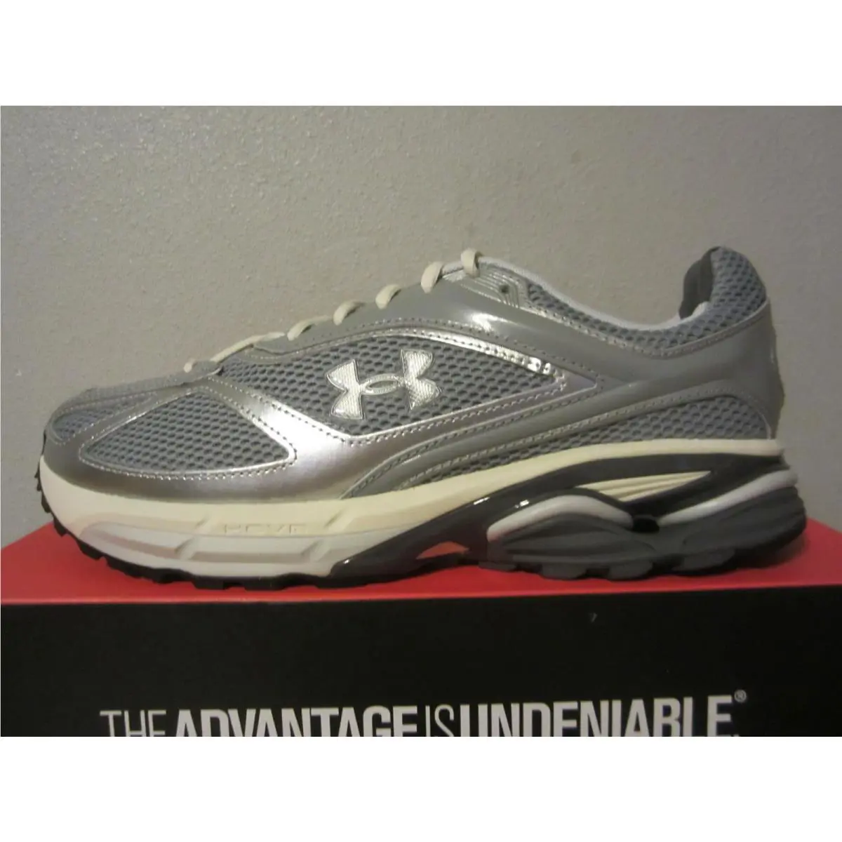 Under Armour shoes - Under Armour Apparition - Apparition - 3027595-100 - Grey/Silver (UPC: 196885802881) 4