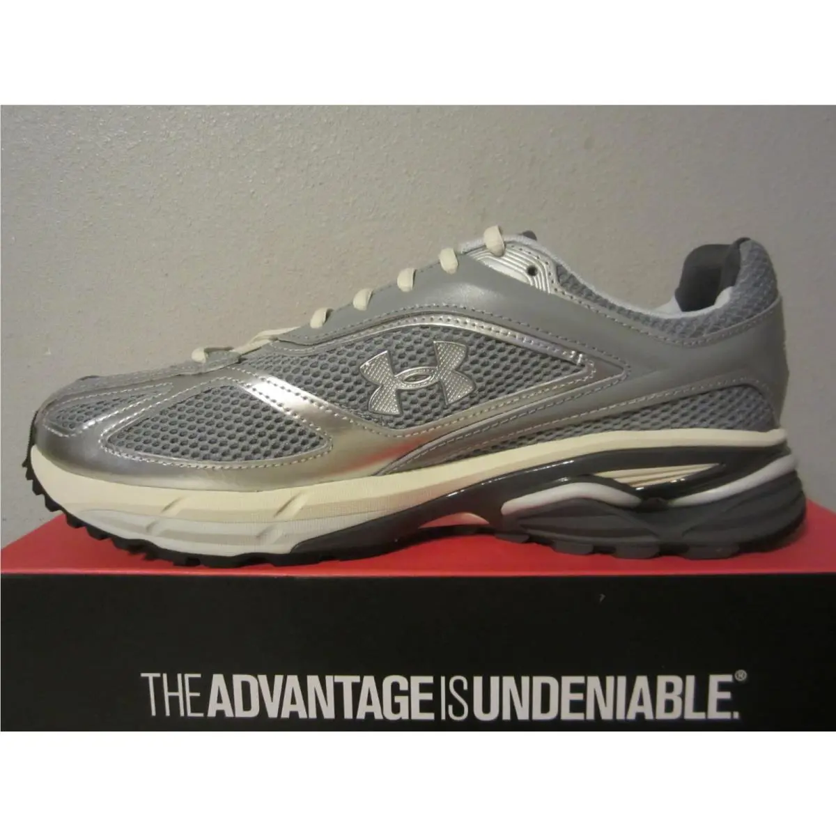 Under Armour shoes - Under Armour Apparition - Apparition - 3027595-100 - Grey/Silver (UPC: 196885802881) 7