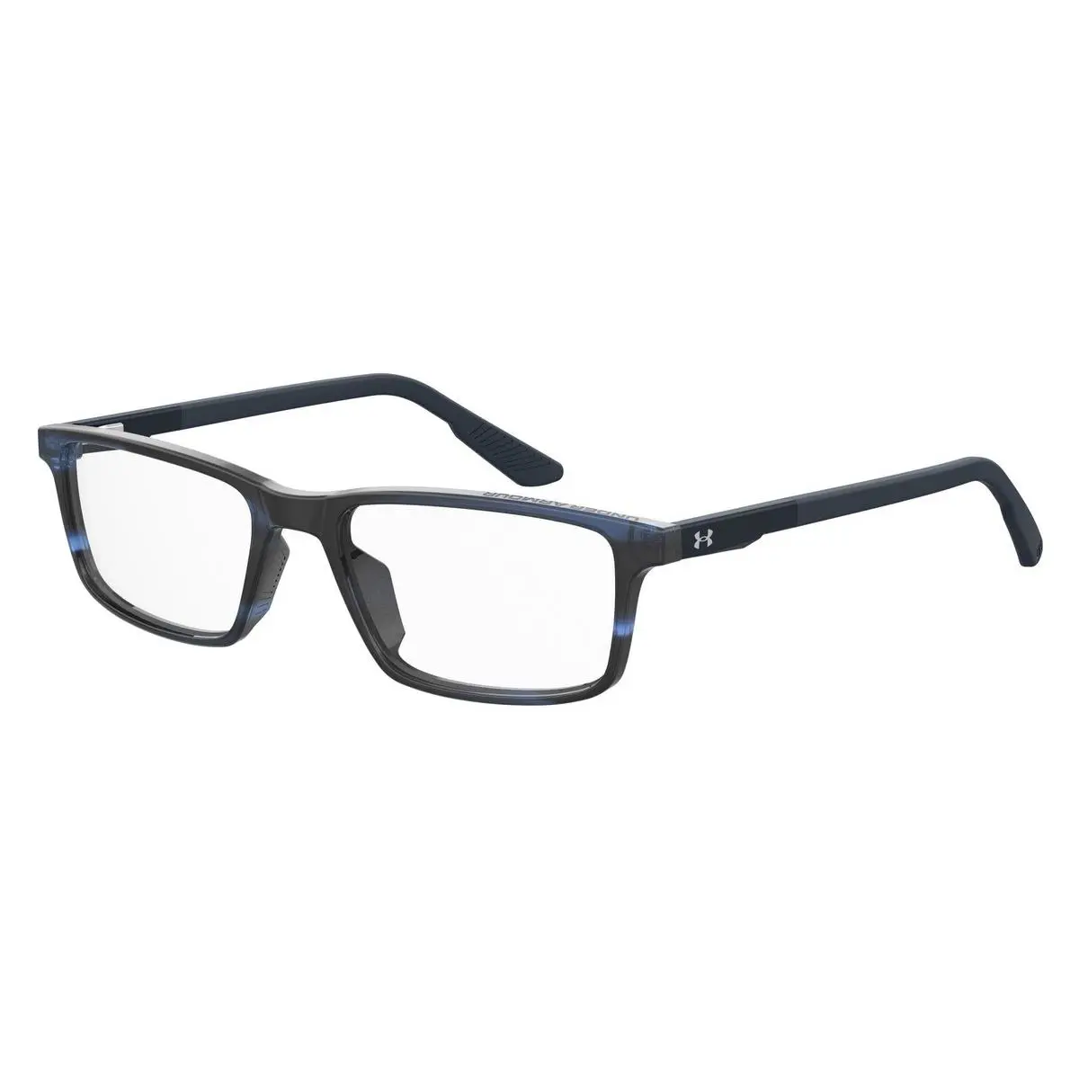 Under Armour Ua 5009 Eyeglasses Men Blue Horn Square 52mm - Frame: Blue Horn, Lens: Demo