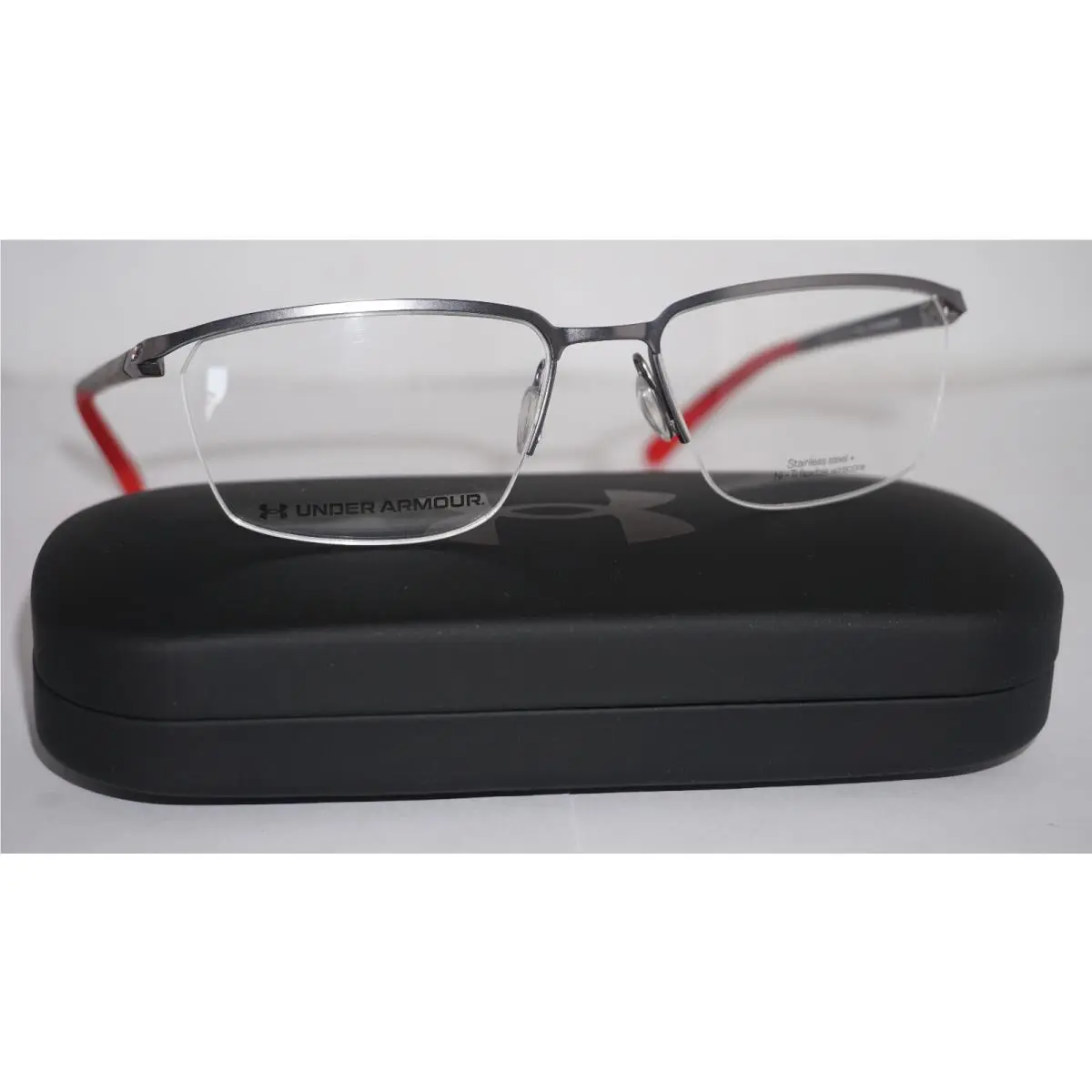 Under Armour Eyeglasses Half Rim Ni-ti Memory Metal UA5002/G R81 55 17 145