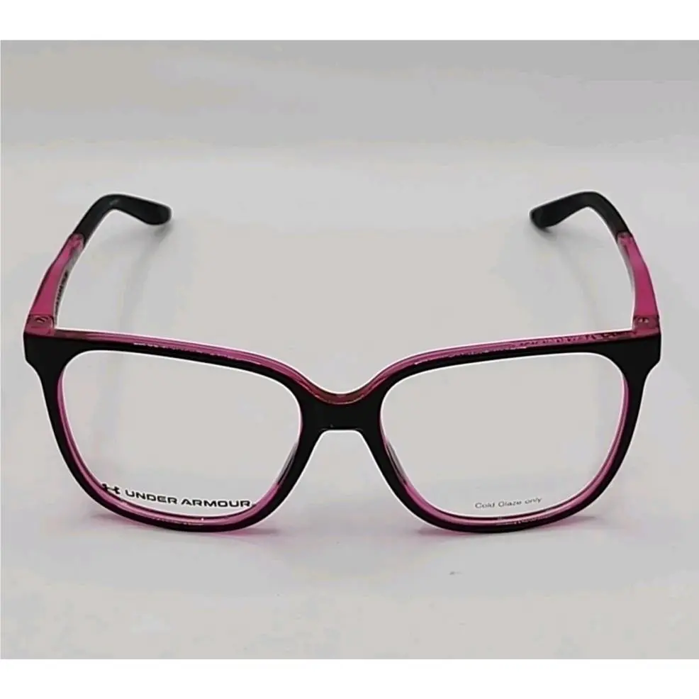 Under Armour UA5045 Womens Plastic Eyeglass Frame 03H2 Black Pink 54-15-140