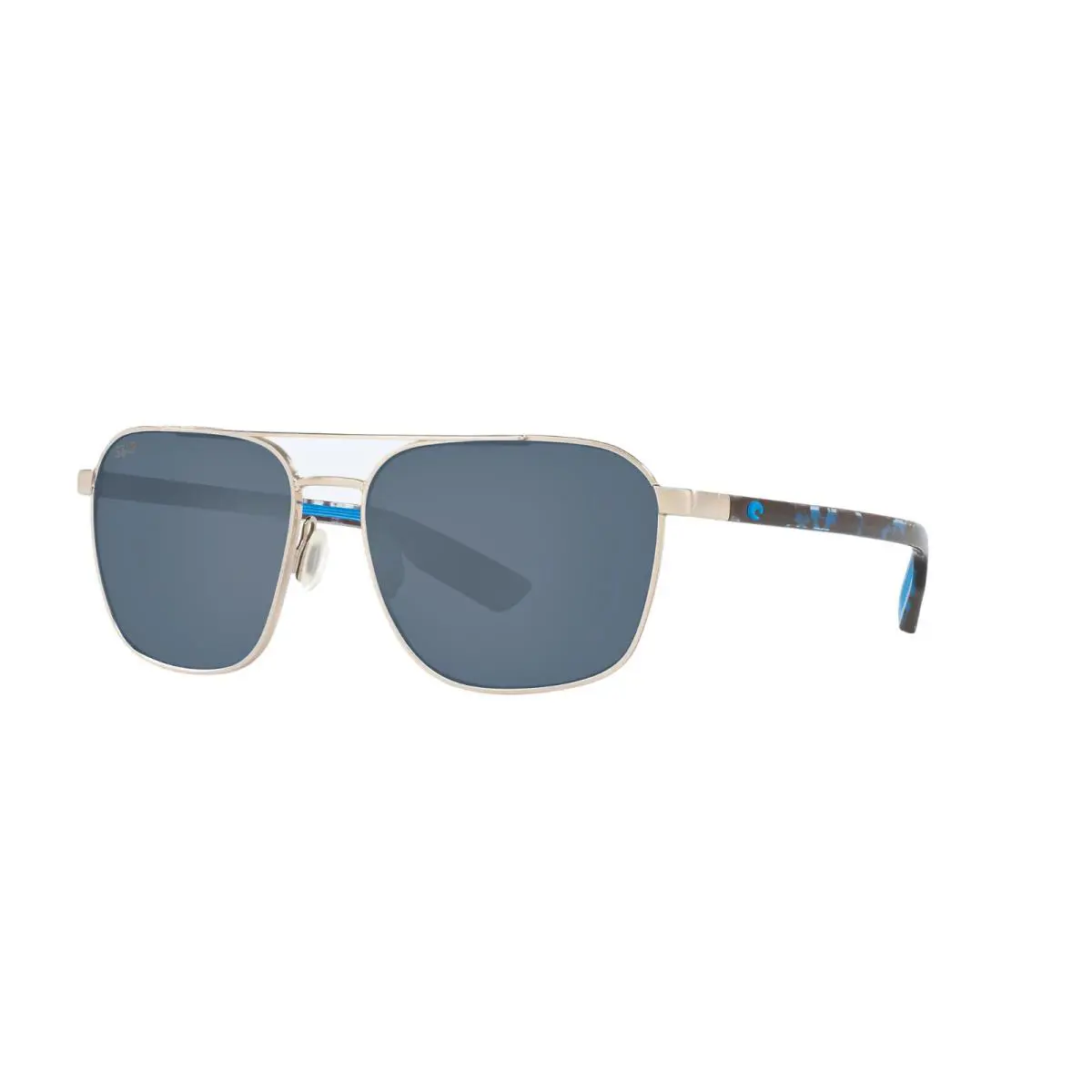 Wader Sunglasses - Polarized BrushedSilver/Gray by Costa Del Mar