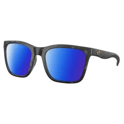 Panga Cat Eye Polarized Sunglasses Gray Tortoise Havana 56mm 4 Opt Blue Mirror Polar by Costa Del Mar