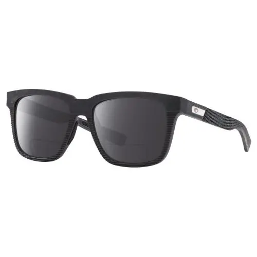 Pescador Unisex Polarized Bifocal Reading Sunglasses Net Gray 55mm Grey by Costa Del Mar