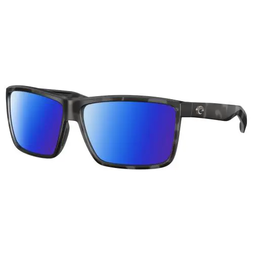 Costa Del Mar Rinconcito Unisex Polarized Sunglasses Gray Black Tiger Shark 60mm - Frame: Multicolor, Lens: Smoke Grey Polar