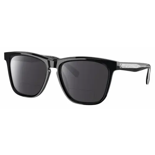 Costa Del Mar Ulu Unisex Cat Eye Polarized Bifocal Sunglasses Black Silver 56 mm Grey