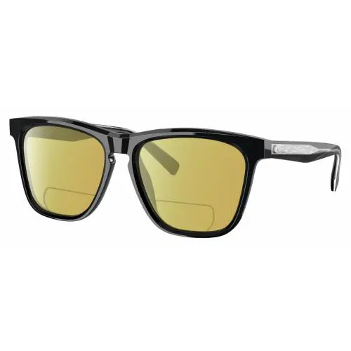 Costa Del Mar Ulu Unisex Cat Eye Polarized Bifocal Sunglasses Black Silver 56 mm Yellow