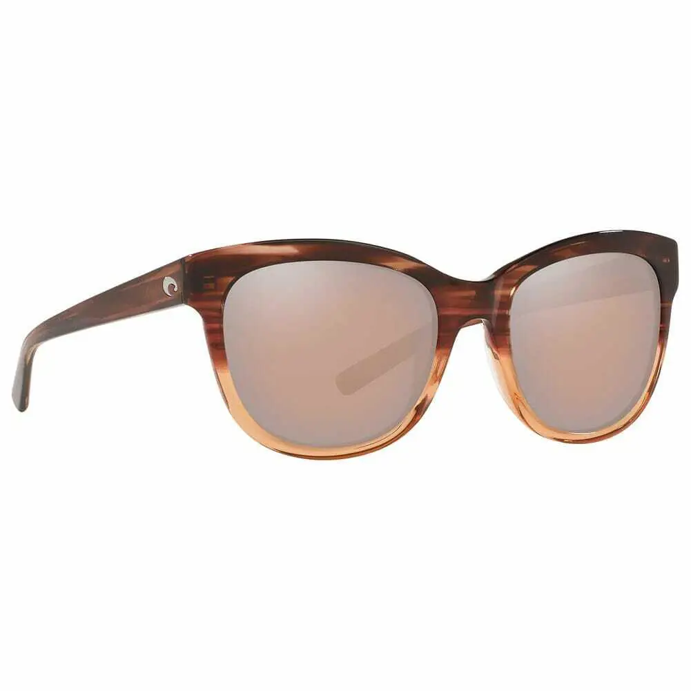 Bimini Women`s Sunglasses - Polarized ShinySunset/CopSilvMir by Costa Del Mar