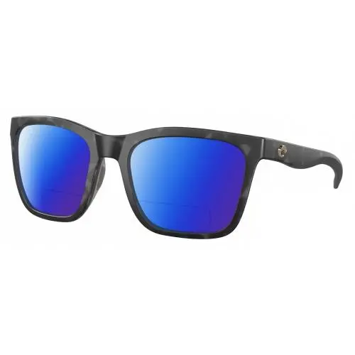 Panga Cat Eye Polarized Bifocal Sunglass Gray Tortoise Havana 56mm Blue Mirror by Costa Del Mar