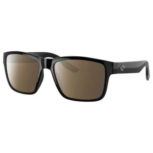 Costa Del Mar Paunch Unisex Designer Polarized Sunglass in Black 57 mm 4 Options Amber Brown Polar